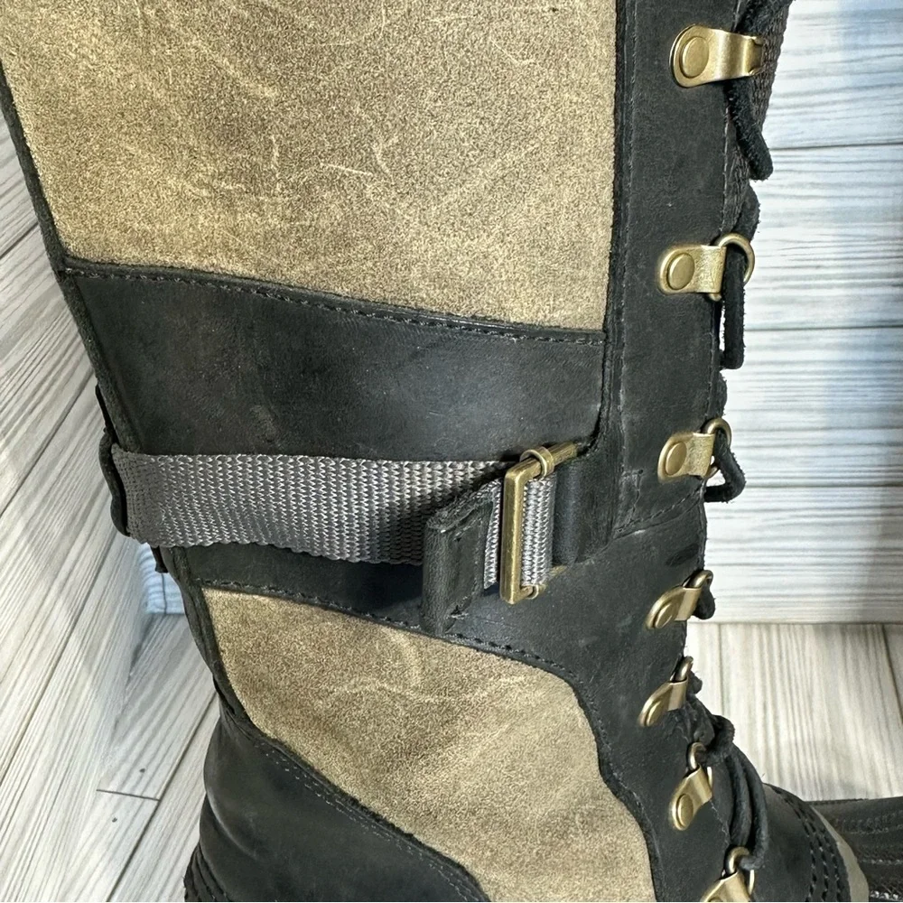 Sorel Conquest Carly Boots Womens Leather Waterproof Tall boots